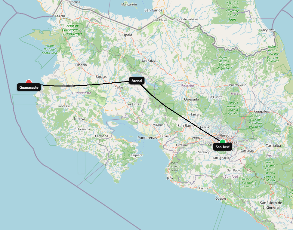 DIA 1  MÉXICO – SAN JOSÉ